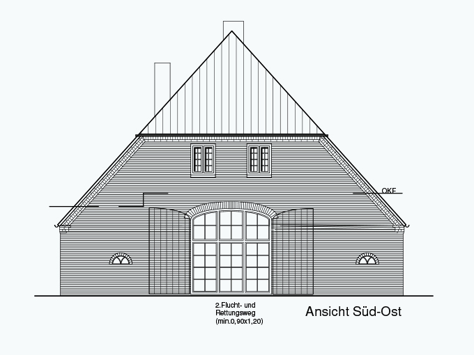 Ansicht Süd-Ost