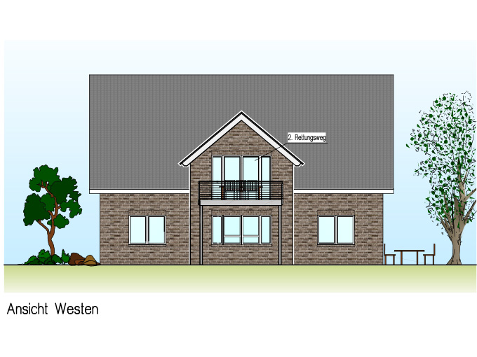 Ansicht Westen