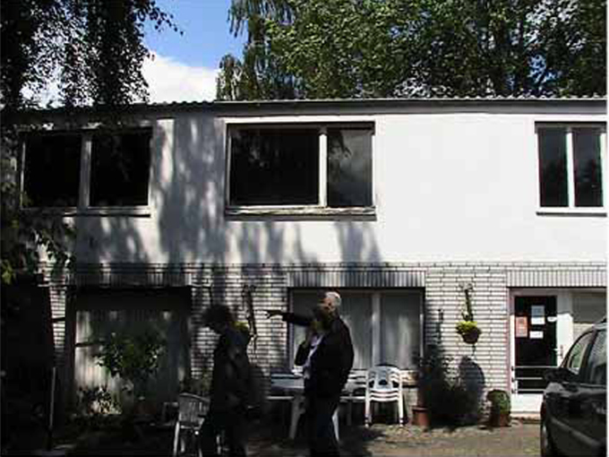Ansicht Nebengebäude, vorher