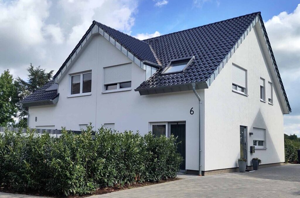 Neubau zwei Doppelhäuser in Emmerich (Holzbauweise)